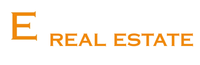 Logo for Eagen Real Estate, Missoula Commercial Property Broker. A large orange letter E is followed by the words EAGEN in white and REAL ESTATE in orange, all set against a dark background.